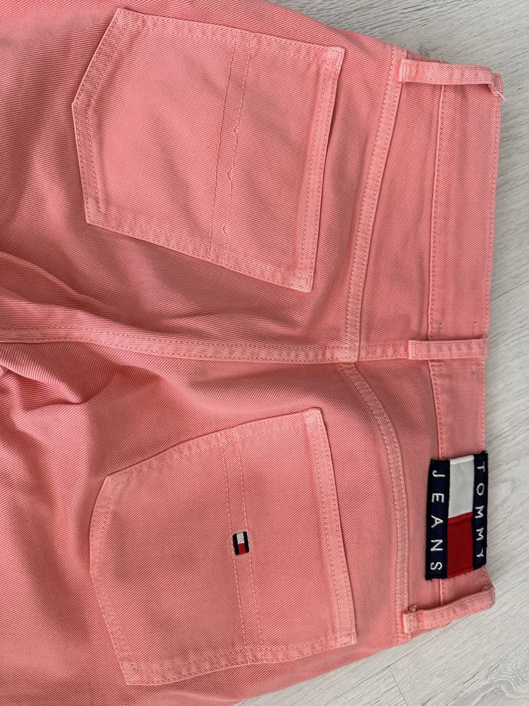 Дънков панталон розов Tommy Jeans