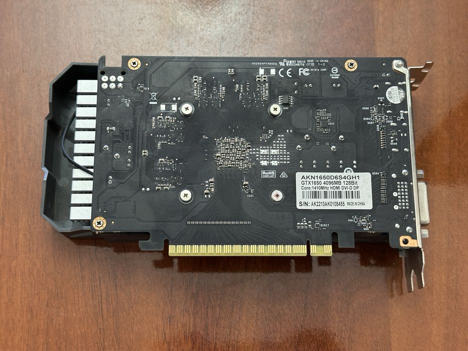 Видеокарта Arktek GeForce GTX 1650 4 GB GDDR6