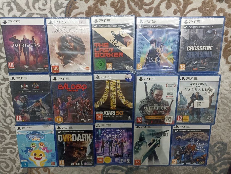 Новые диски для пс4 и пс5 с доставкой