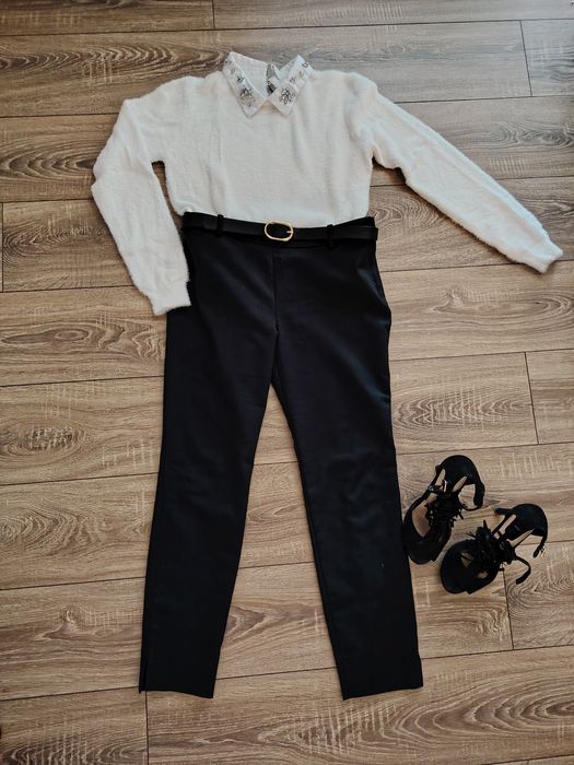 Pantaloni negri L zara