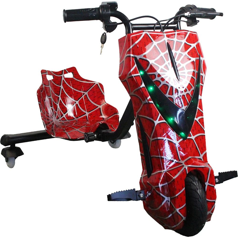 Tricicleta electrica MYRIA Drifter Sky Rider MY7056RD, 8 inch, rosu