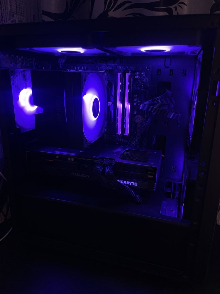 Продам ПК Ryzen 7 5700X3D + RX7600XT