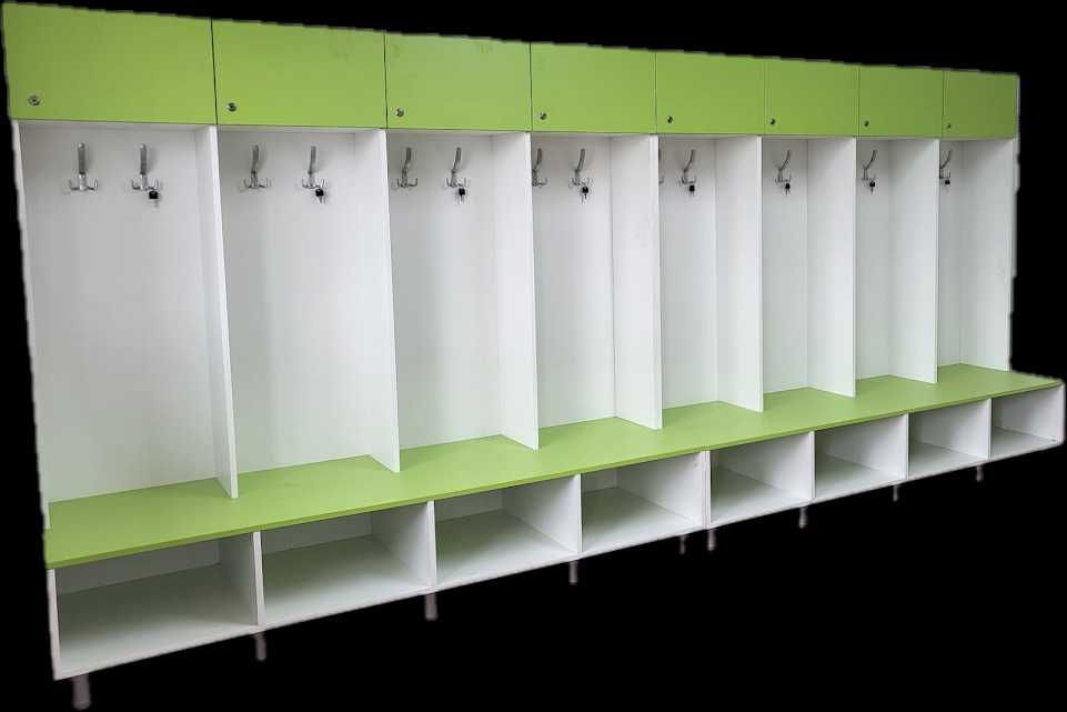 Mobilier Vestiar Sport cu Bancă și Suport Pantofi