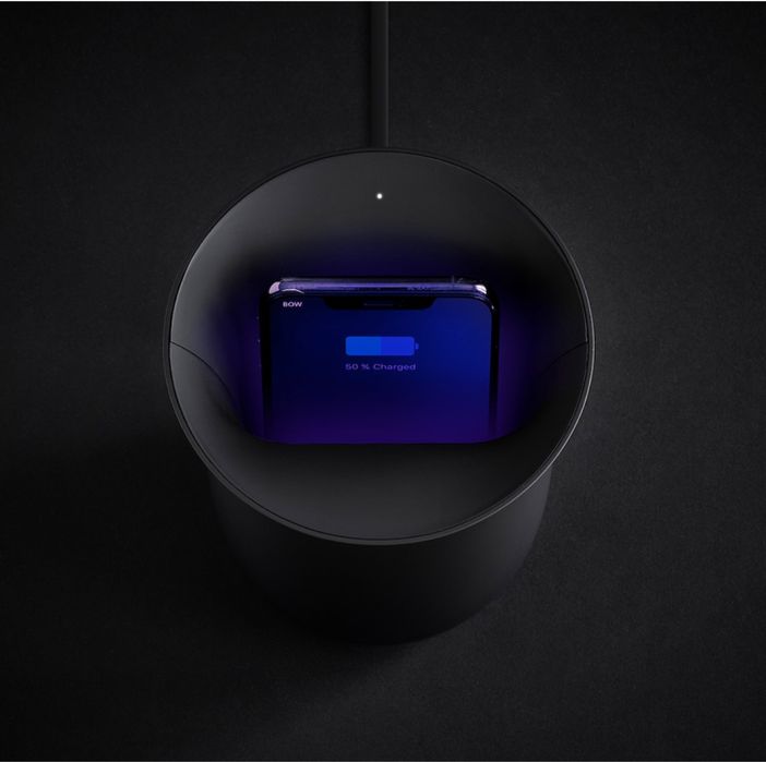 Incarcator wireless cu sterilizator UV Lexon Oblio