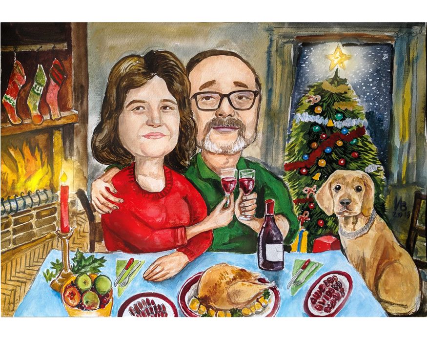 Карикатури, потрети - ръчна изработка