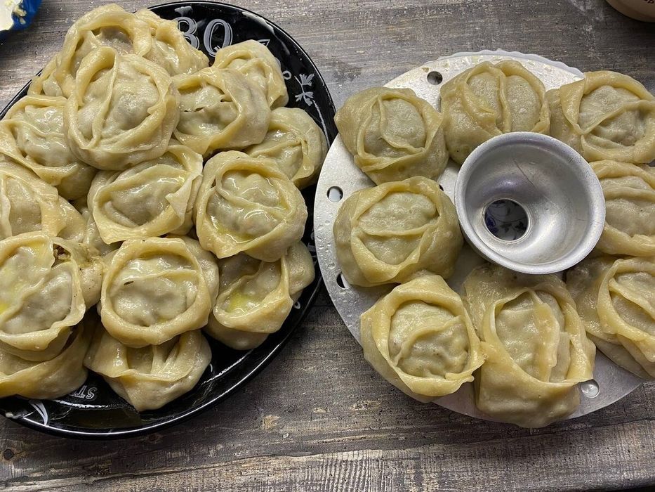 Домашние манты пельмени