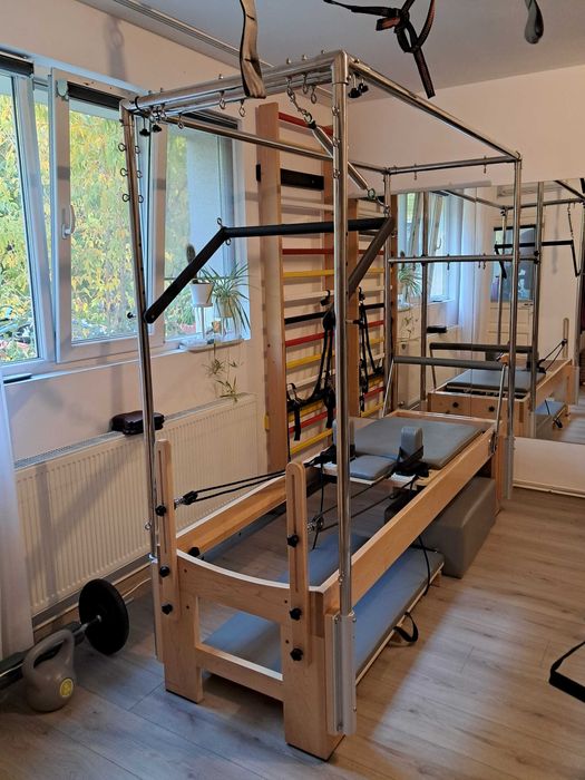Pilates Reformer Cadillac+ Scaun Pilates+Corector Pilates