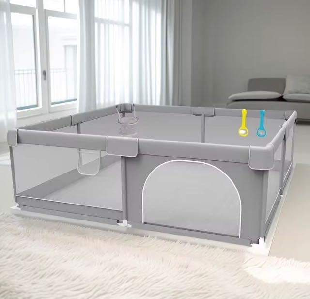 Бебешка мека ограда за игра 150x180x65-66 cm Кошара Предпазна Ограда