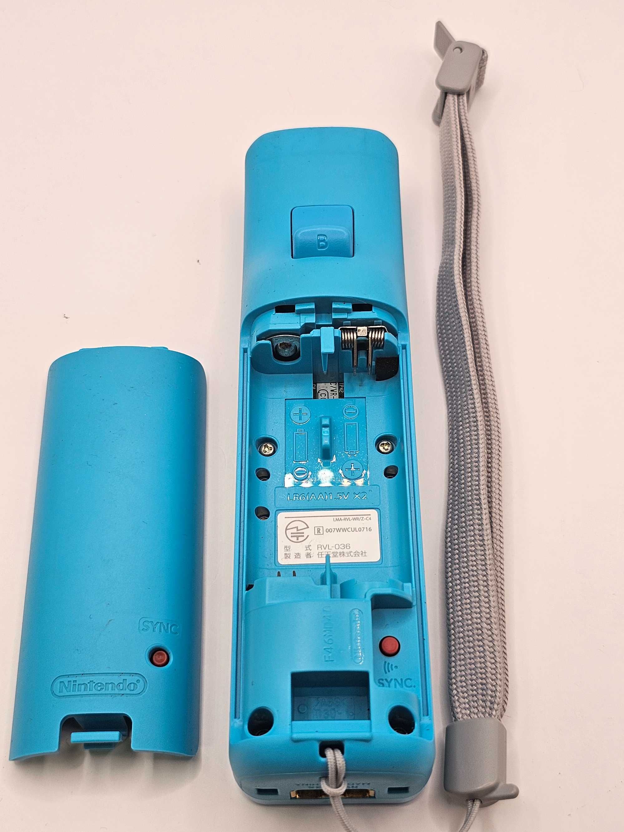 Controller Nintendo Wii Wiimote Albastru Wii Motion Plus Inside