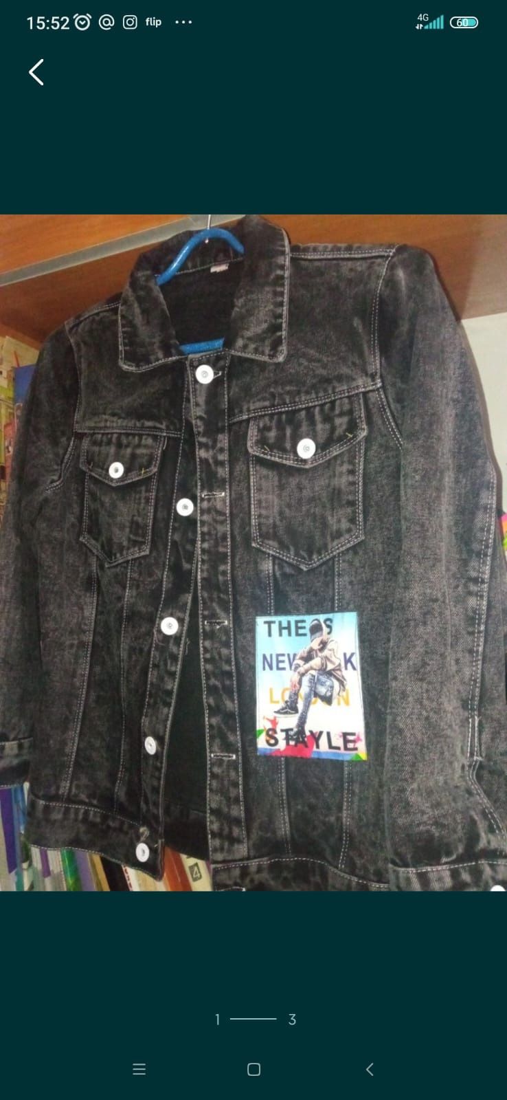 Куртка джинсовая ,на мальчика 13-14 лет , новая