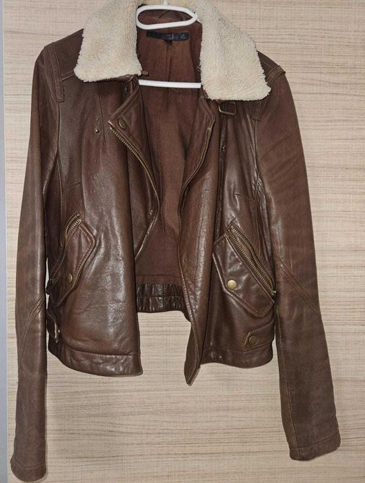 Jacheta vintage de piele Asos