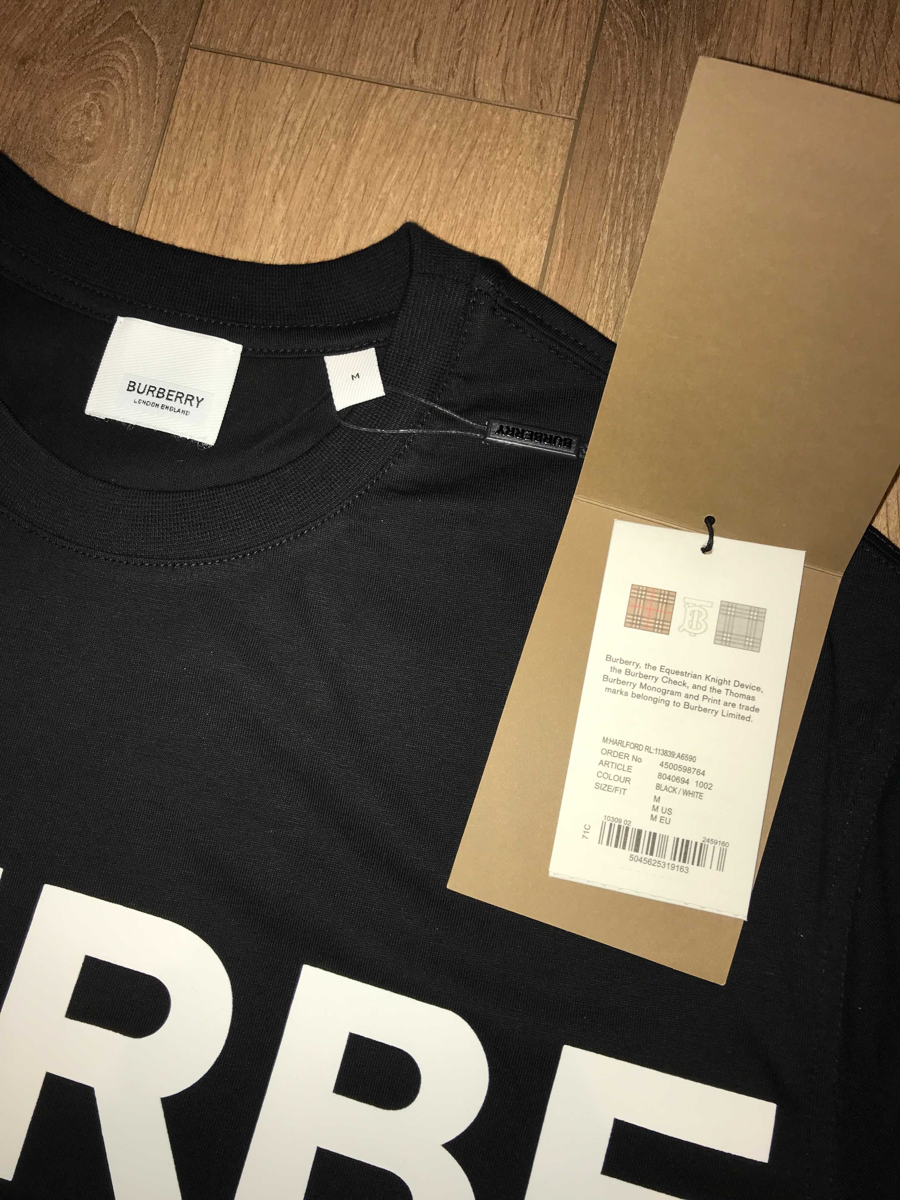 BURBERRY, ОРИГИНАЛНА Horseferry OVERSIZED тениска, размер: L