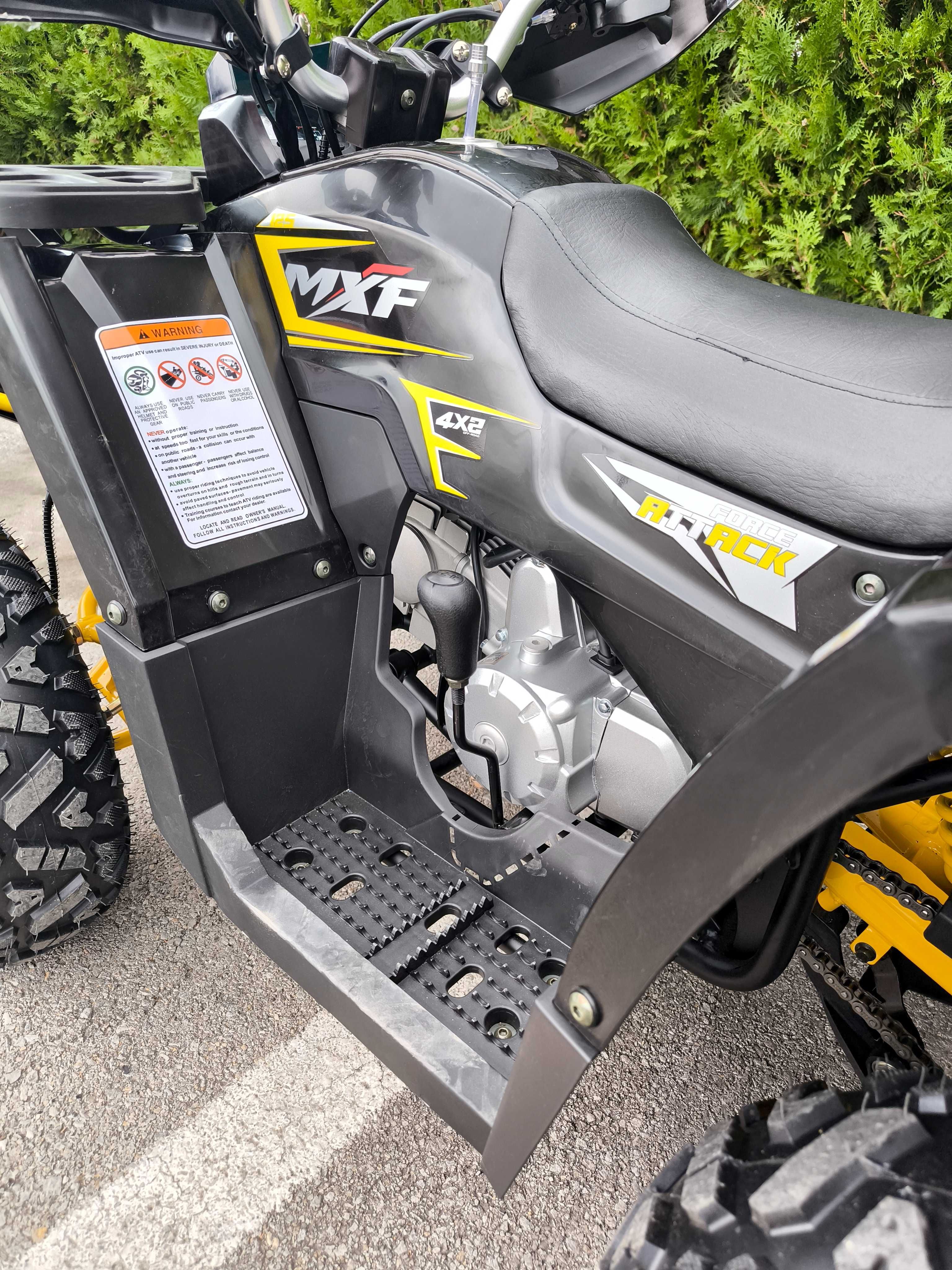 Бензиново ATV MaxMotors MXF 125 кубика, Оранджево, R-N-D автомат
