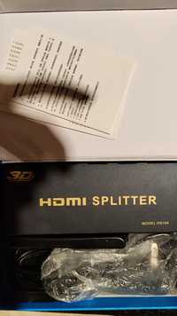 HDMI splitter. Новый.четырех канальный