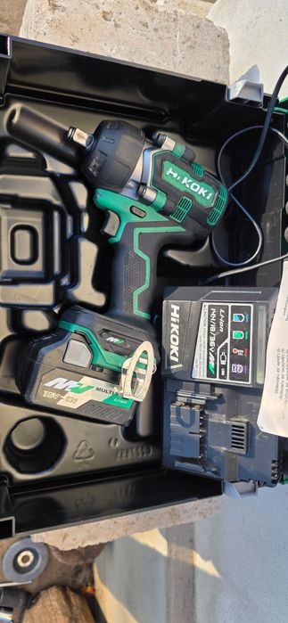 Mașina înșurubat cu impact hikoki wr36de 1050 nm la set