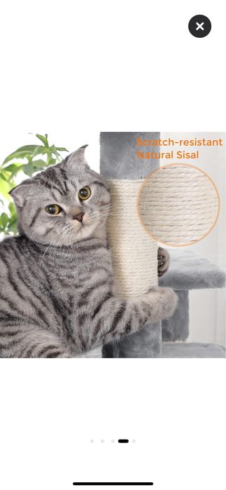 Ansamblu de joaca pentru pisici, copac cu culcus