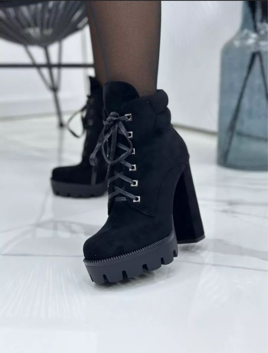 Ботильоны демисезонные на каблуке