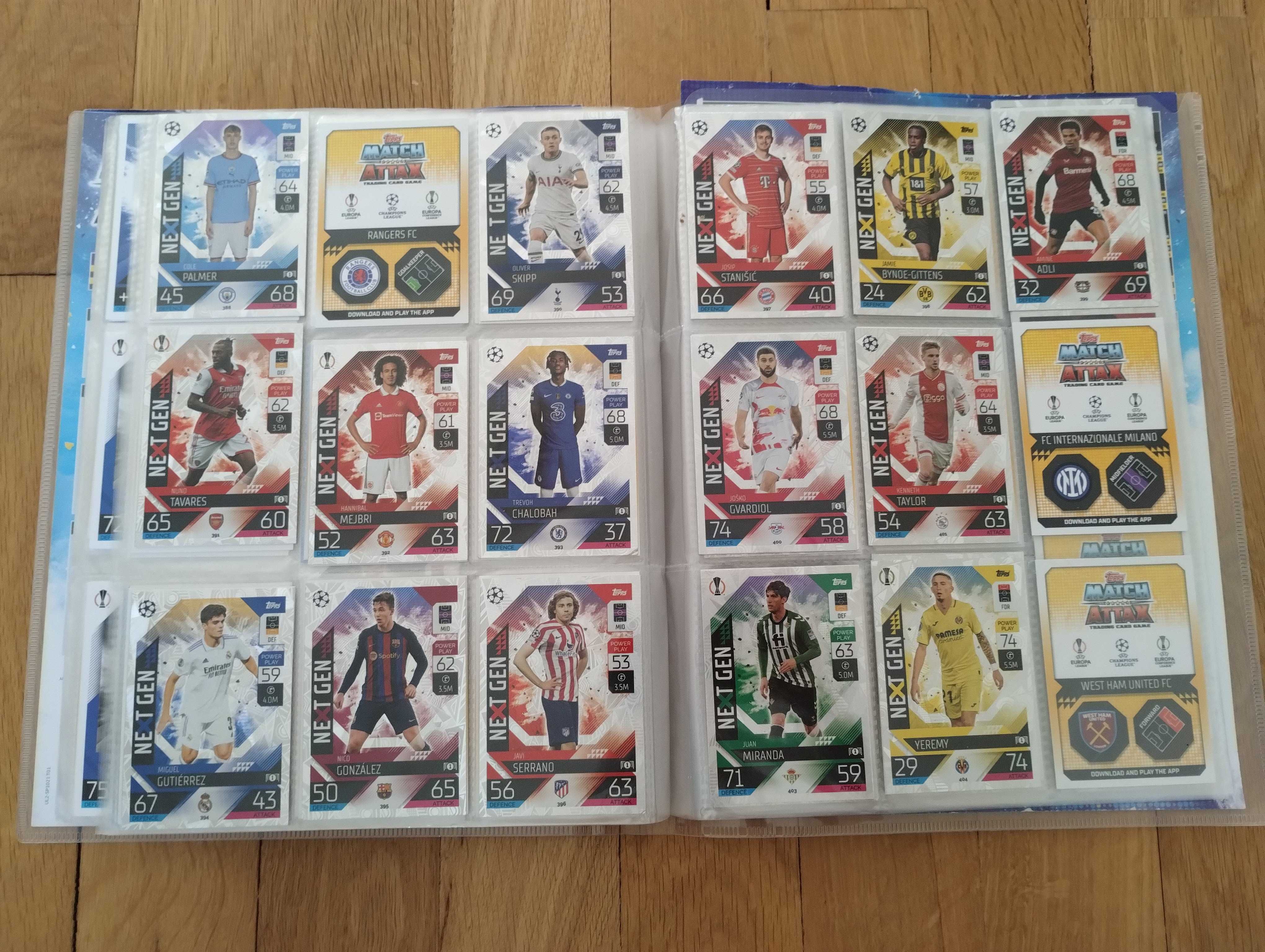 Албум Match Attax 2022/2023 - 90% събран