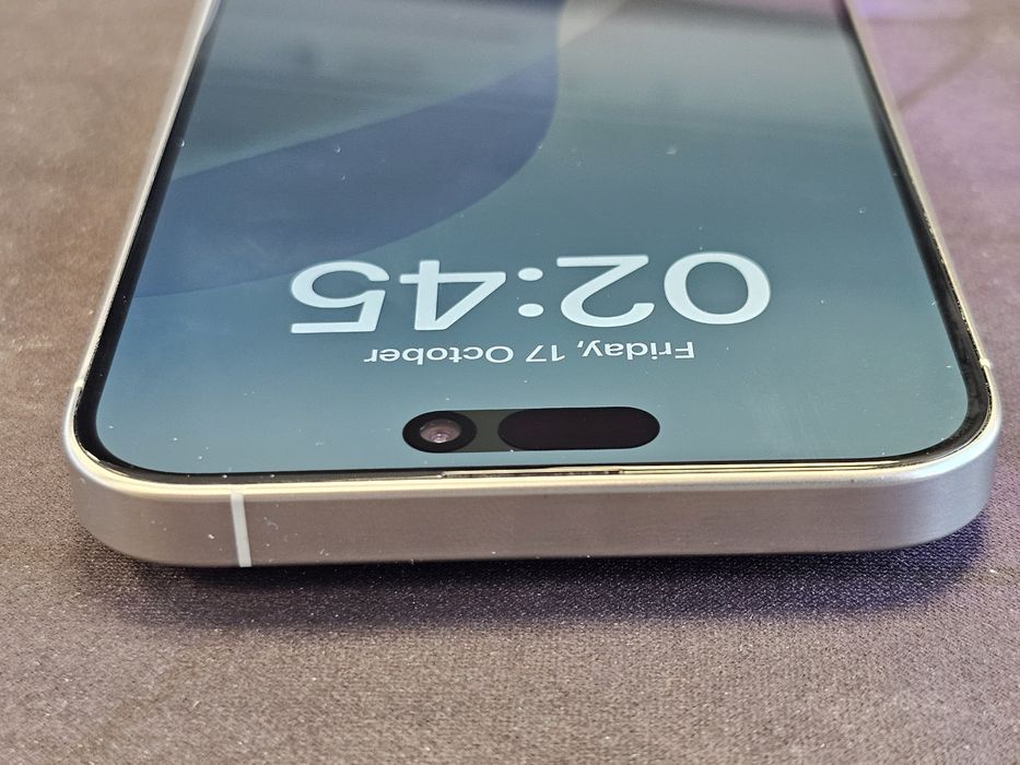 Iphone 15 pro max, white titanium