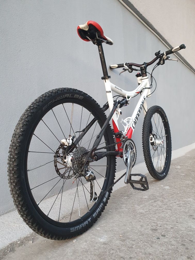 Bicicletă mtb Cannondale Scalpel, Al/Carbon, Lefty, Fox, XT, ca și nou