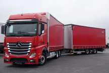 Mercedes-Benz ACTROS 2548 / TANDEM COMBINAT 120 M3 / TRANSIT / AER CONDIȚIONAT PARCARE / SPAȚIU MARE / DUPĂ CONTRACT DE SERVICE GOLD /