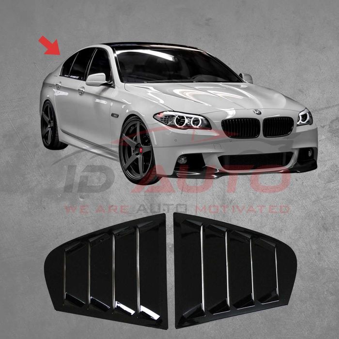 Добавки за задни странични стъкла BMW F10 – хриле, M-Style решетки