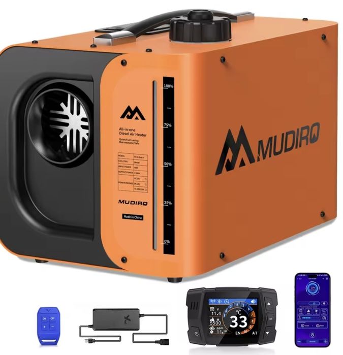 Încălzitor Sirocou pentru PRETENTIOSI 12V/24V/220V 8KW Bluetooth