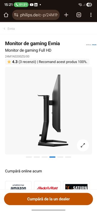 Monitor Gaming Envia 24 Inch Full-HD