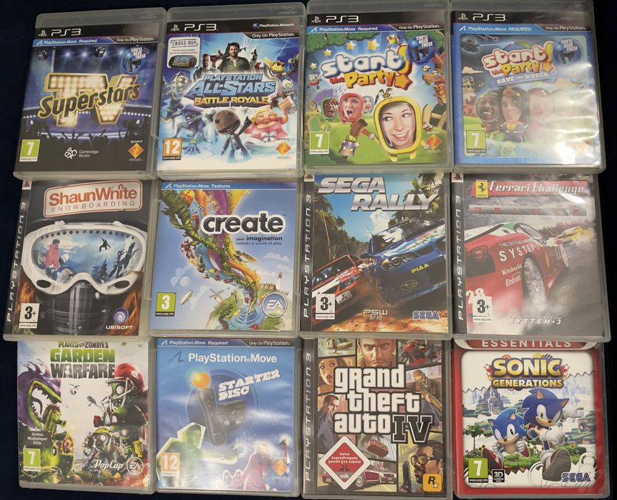 PS3 Игри 12 Броя за 40лв Всички!