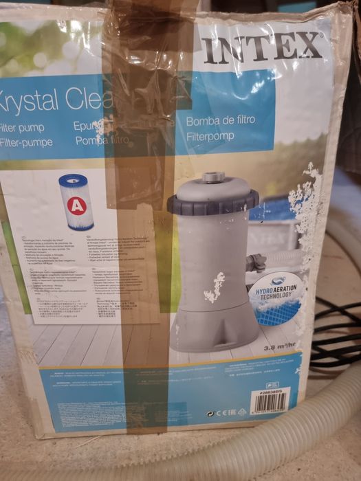 Помпа за басейн Intex с 3 филтъра