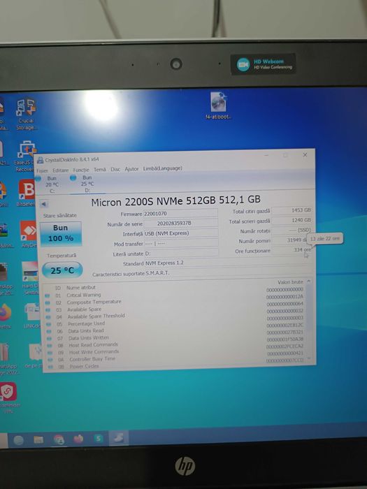 Ssd nvme Samsung/Hynix 512gb  impecabile -testate 100% ok.