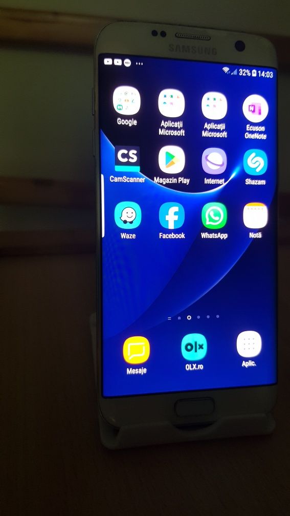 Telefon Samsung S7 edge alb