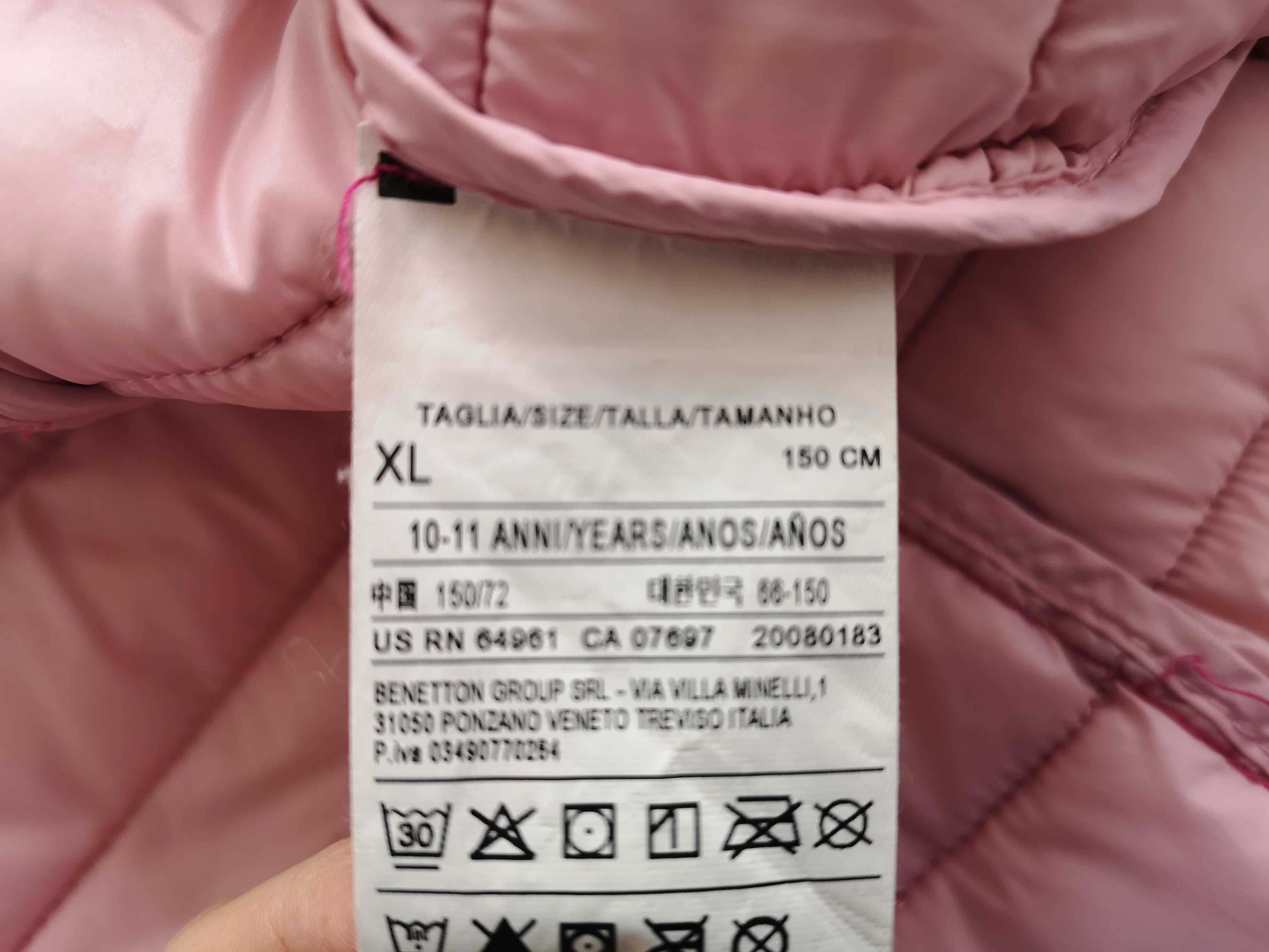 Пролетно яке Benetton-момиче (10-11 г./ръст 150 см) – Цикламено розово