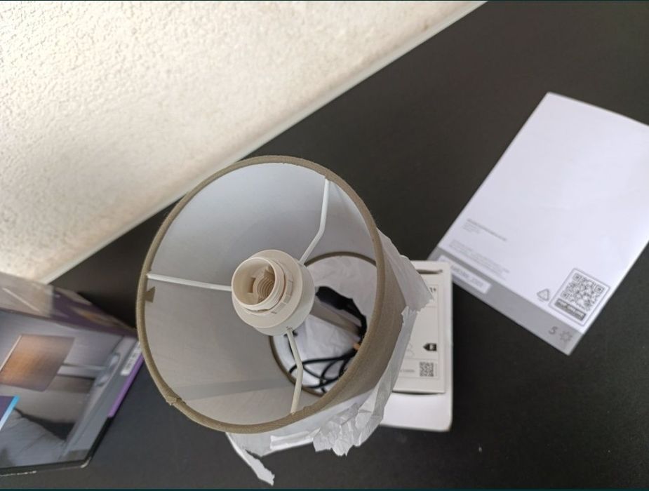 Lampa de masa LED LIVARNO home cu abajur textil veioza jucarie joc