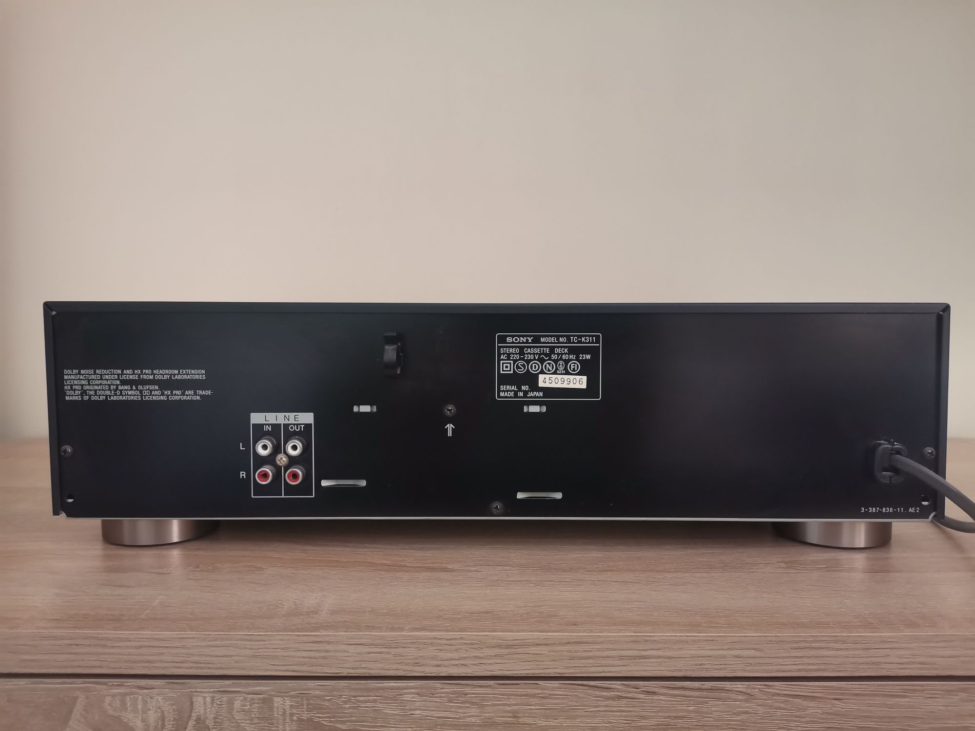 Касетен дек Sony tc k311