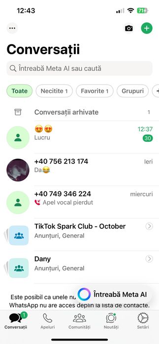 IPhone 13 mesaji pe whatsapp