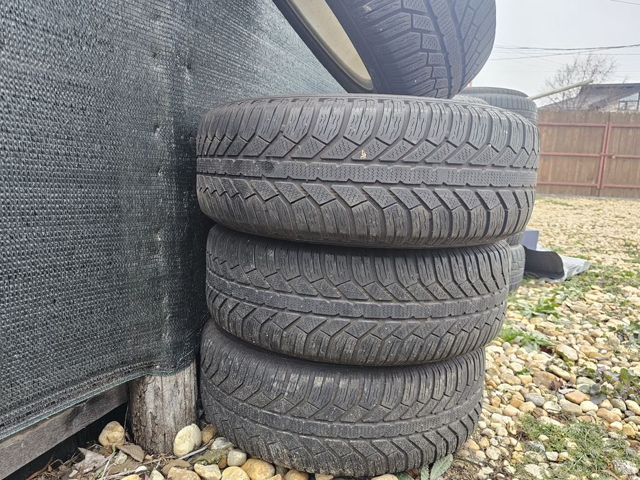 Jante Aliaj R16 Nissan Dacia Duster + Cauciucuri iarna  215 65 R16