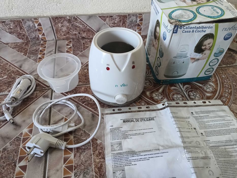 Incalzitor Biberoane/mancare casa/ masina Nuvita 1160, pt bebelus