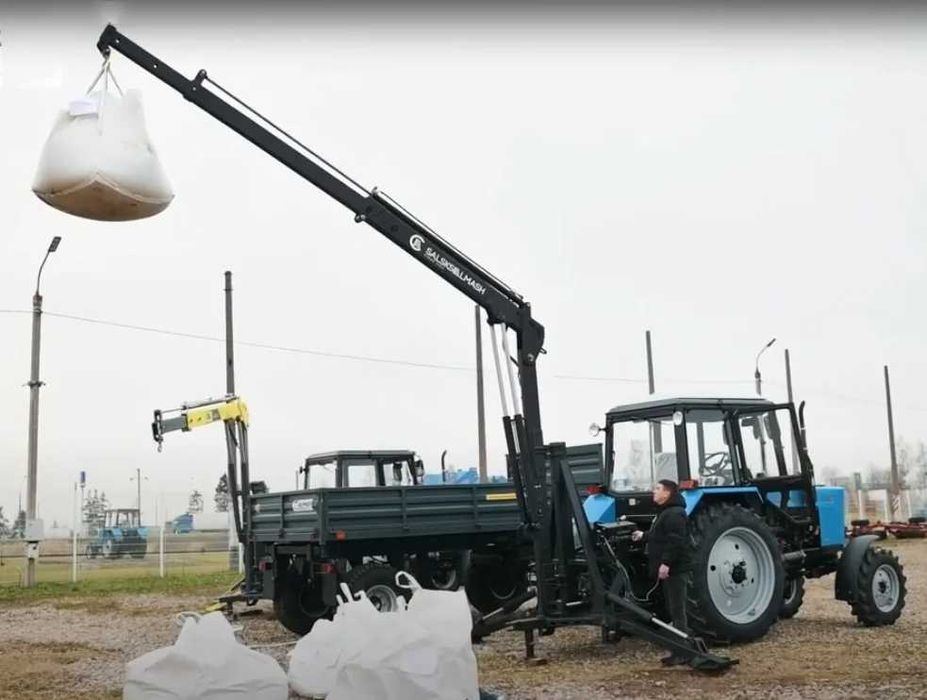 Кран Манипулятор МГН-3000 на трактор МТЗ
