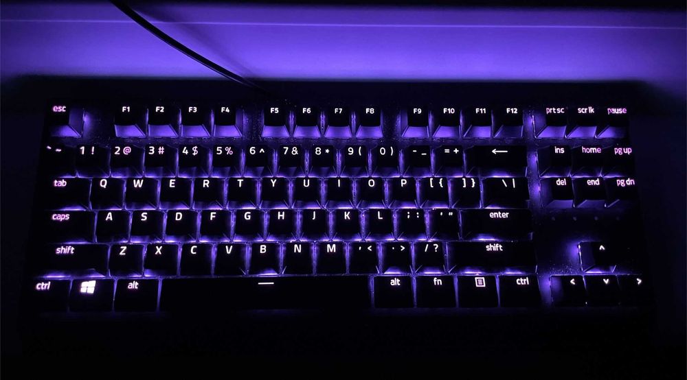Tastatura gaming mecanica Razer BlackWidow V3 TKL, RGB, negru