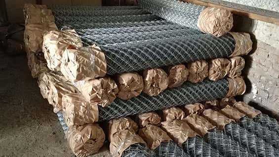 Рабица сетка черная и оцинкованная