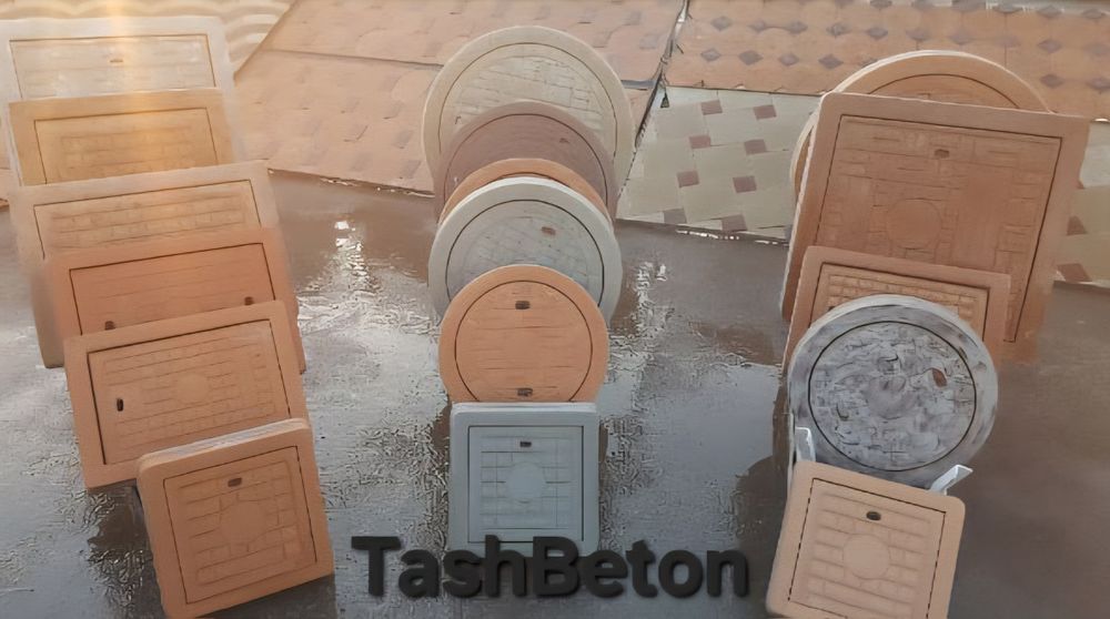 Бетонные люки, колодцы, бардюры — от производителя TashBeton
Описание: