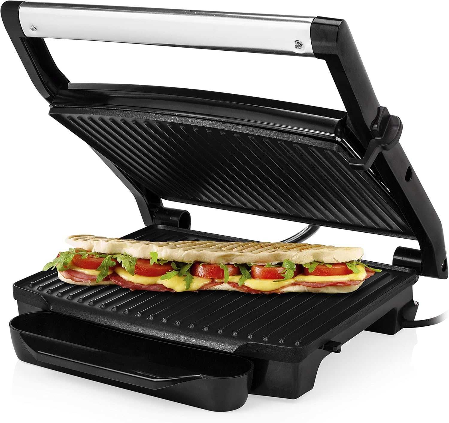 Контактен грил Princess Panini 112412 - 2000W, 230V, мултифункционален