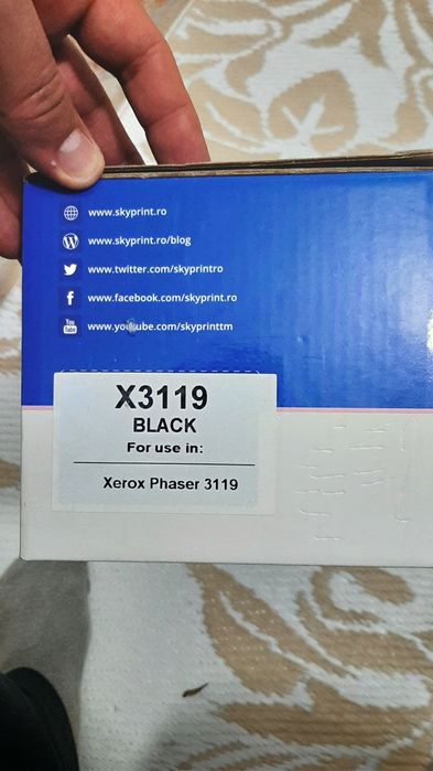 Cartuș toner Black X3119 Xerox Phaser