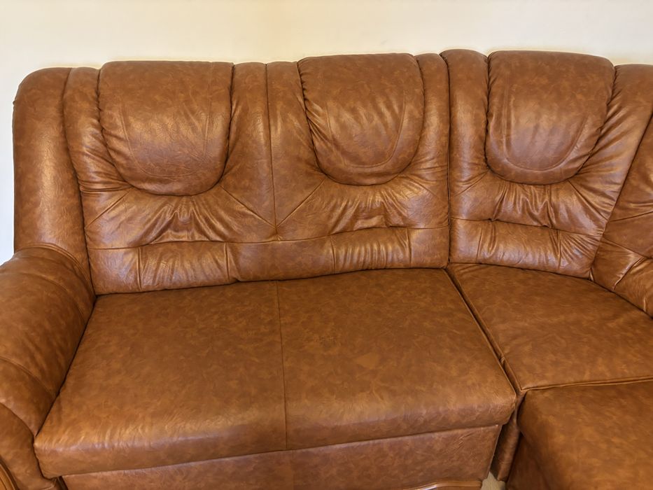 Colțar Extensibil Imitatie Piele, Canapea .