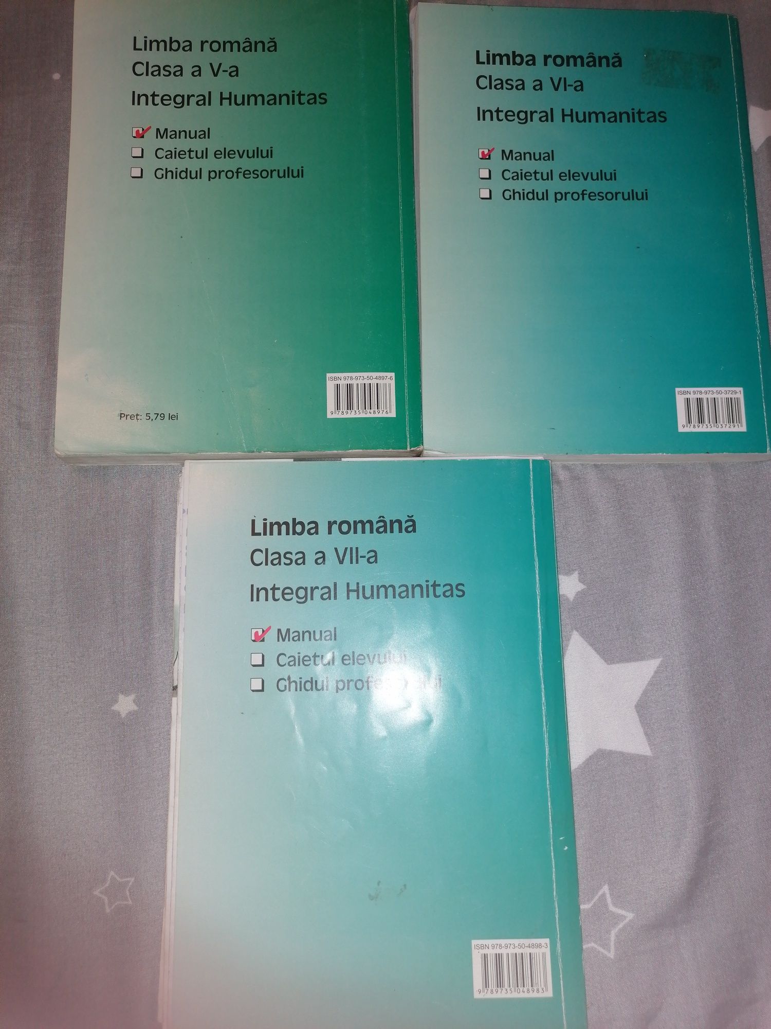 Manual limba română, Clasa a 5, 6, 7 a