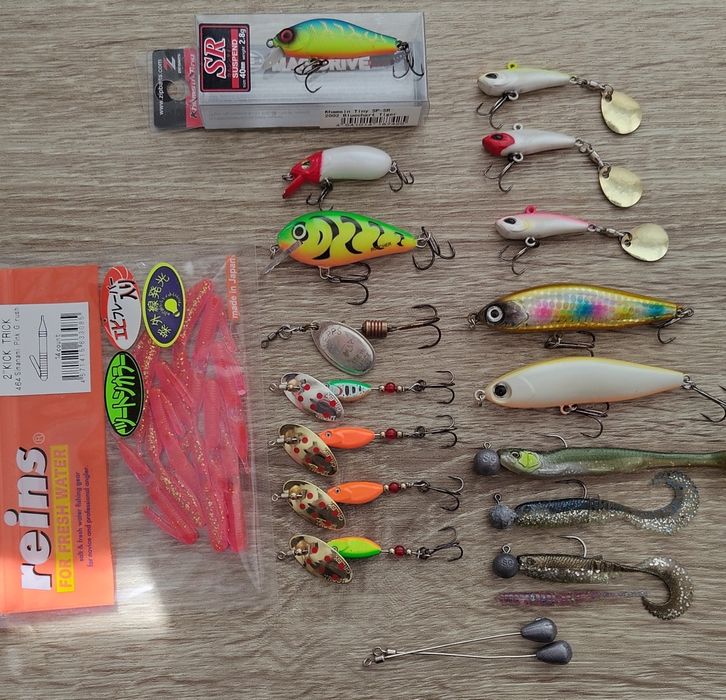 Примамки за риболов 60лв всичко ZipBaits Lurefans Salmo Mepps Reins