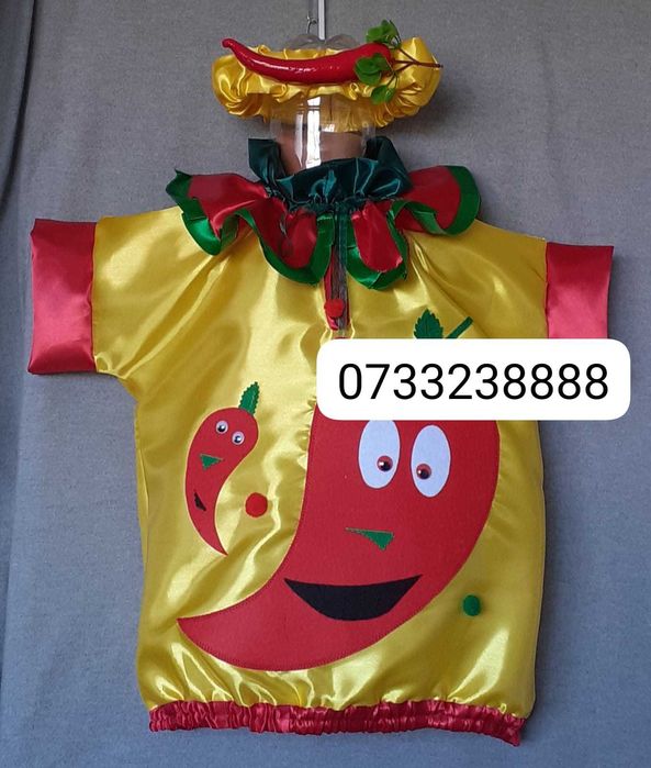 Costum  Ardei kapia pentru copii