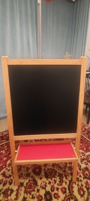 Доска маркерная и меловая, две доски в одном, ikea икея