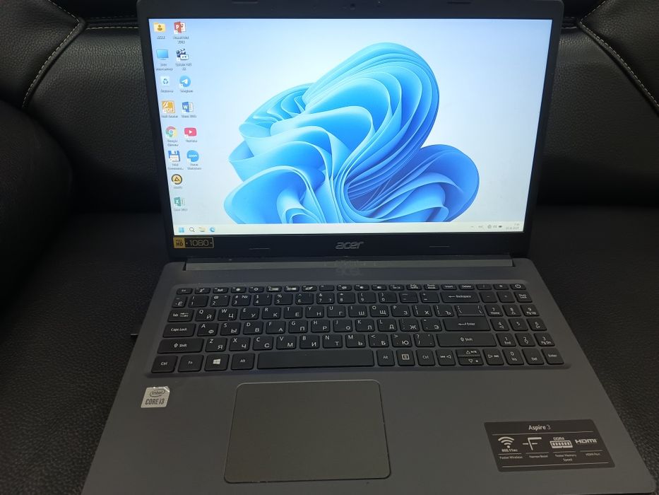 Нодбук сатылады  acer core i3 Ram 8G